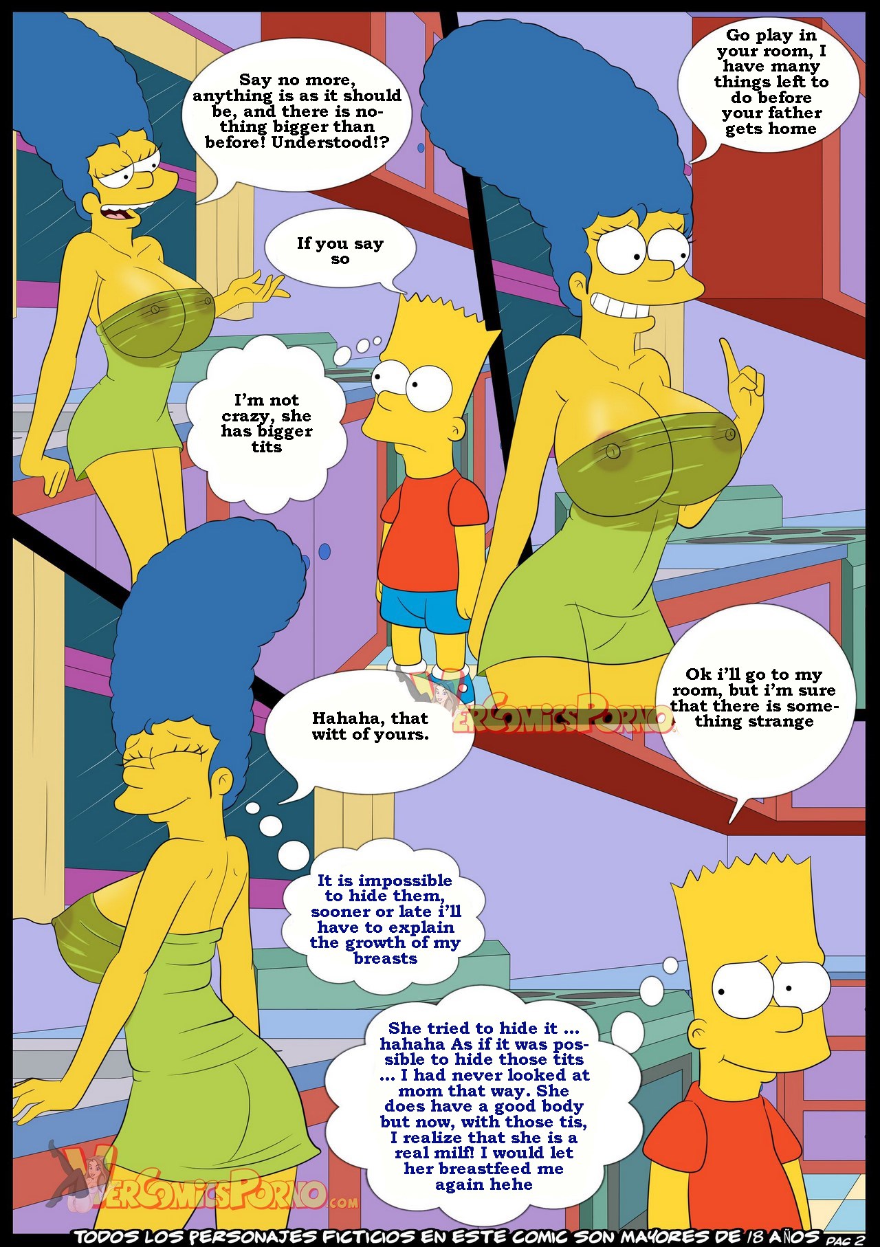Marge Simpson And Bart Porn Comics