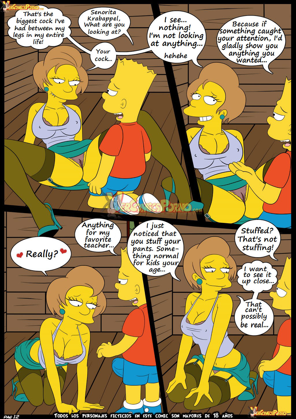 Edna Krabappel Porn Comic The Simpsons